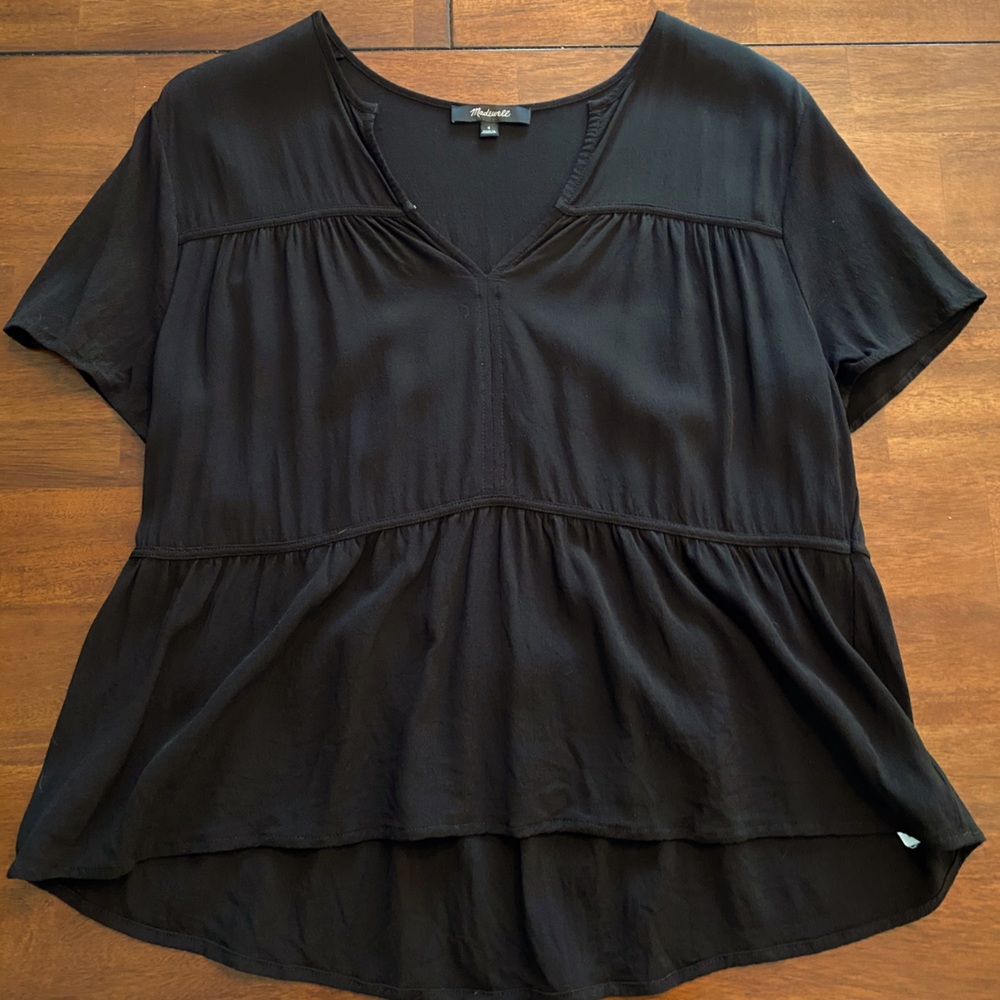 Madewell Swing Top, Black